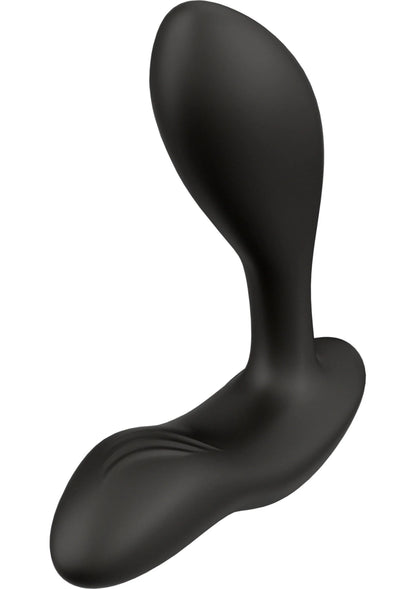 Vector + seksspeeltje van We-Vibe, zwarte plug met ronde uiteinde