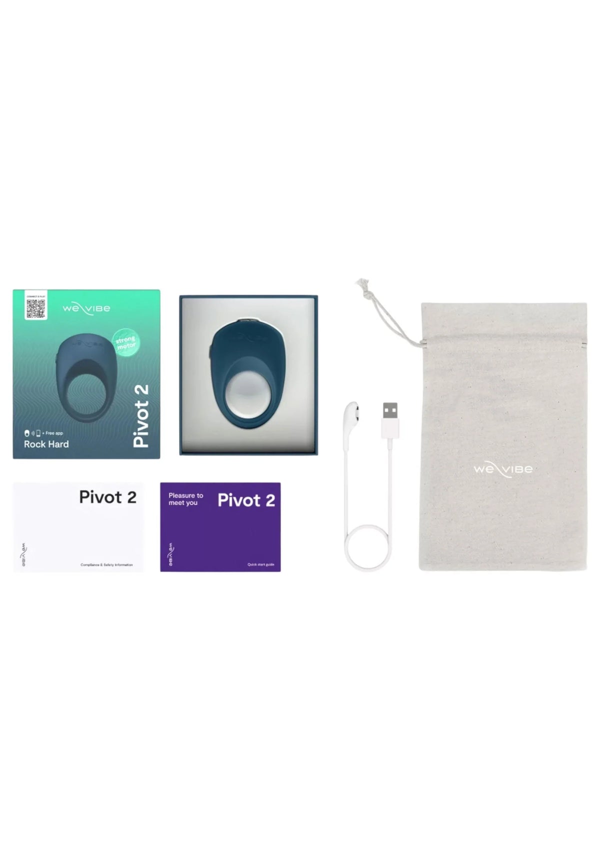 Beste vandaag nog: Pivot 2 Vibrating Cock RIng by We - Vibe - bij Happytoys Sexshop: online sex shop for Feeling Happy & Easy 😊
