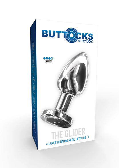 Beste vandaag nog: Buttocks Vibrating Metal Buttplug L by ToyJoy - bij Happytoys
