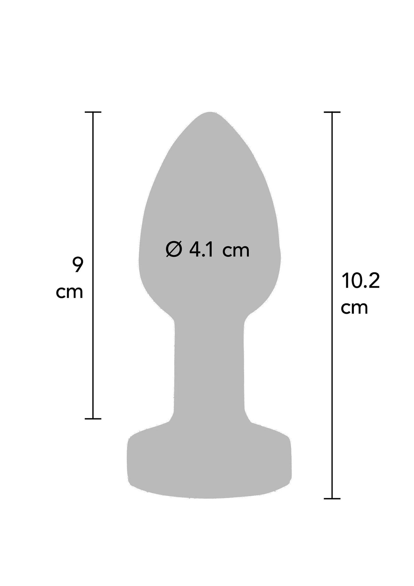 Beste vandaag nog: Buttocks Vibrating Metal Buttplug L by ToyJoy - bij Happytoys
