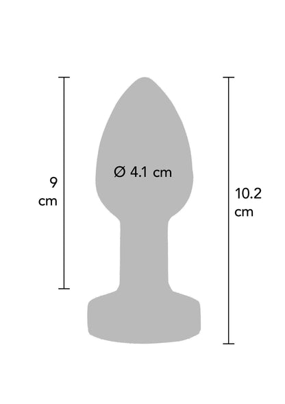 Beste vandaag nog: Buttocks Vibrating Metal Buttplug L by ToyJoy - bij Happytoys