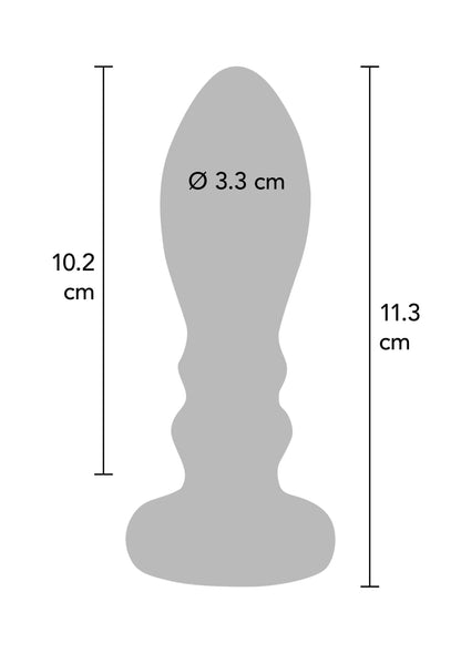 Beste vandaag nog: The Slider Vibrating Plug Large - bij Happytoys Sexshop: online sex shop for Feeling Happy & Easy 😊