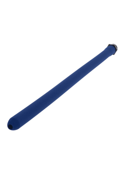 Anale douche uiteinde, blauwe flexibele siliconen tip met ronde opening