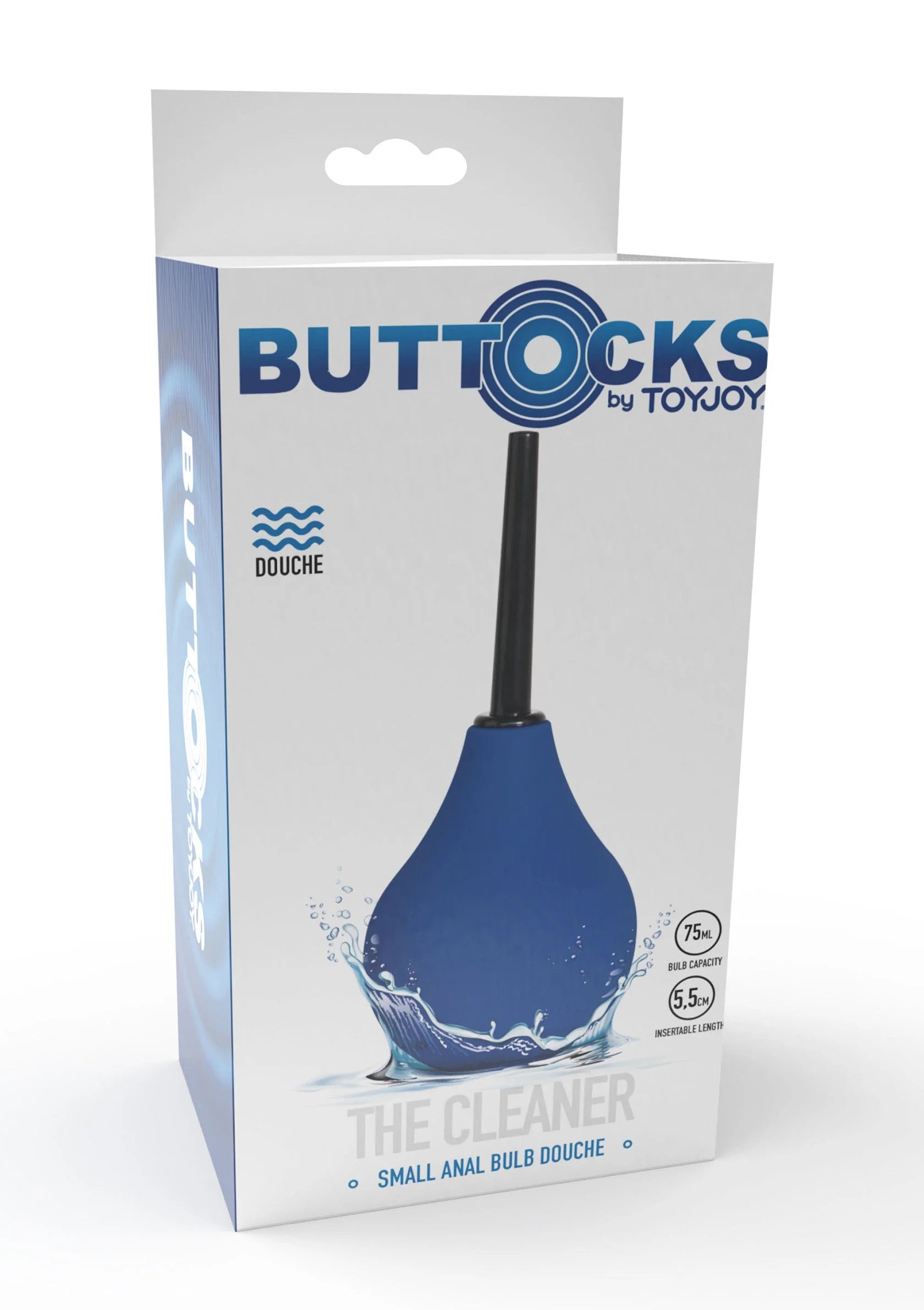 Beste vandaag nog: Buttocks The Cleaner 75ml Anal Douche by ToyJoy - bij Happytoys