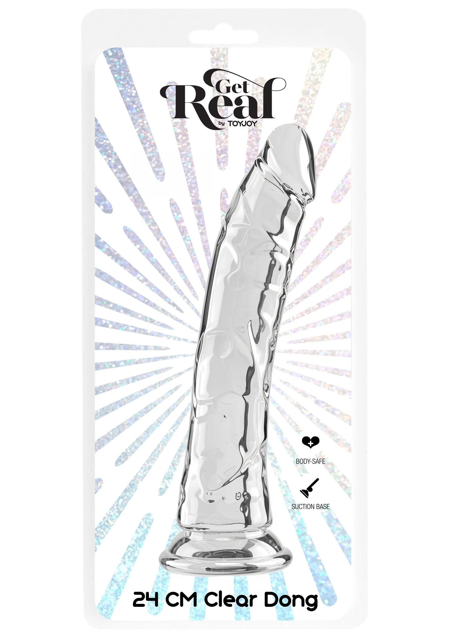 Beste vandaag nog: Get Real Clear Dong 9' by ToyJoy - bij Happytoys