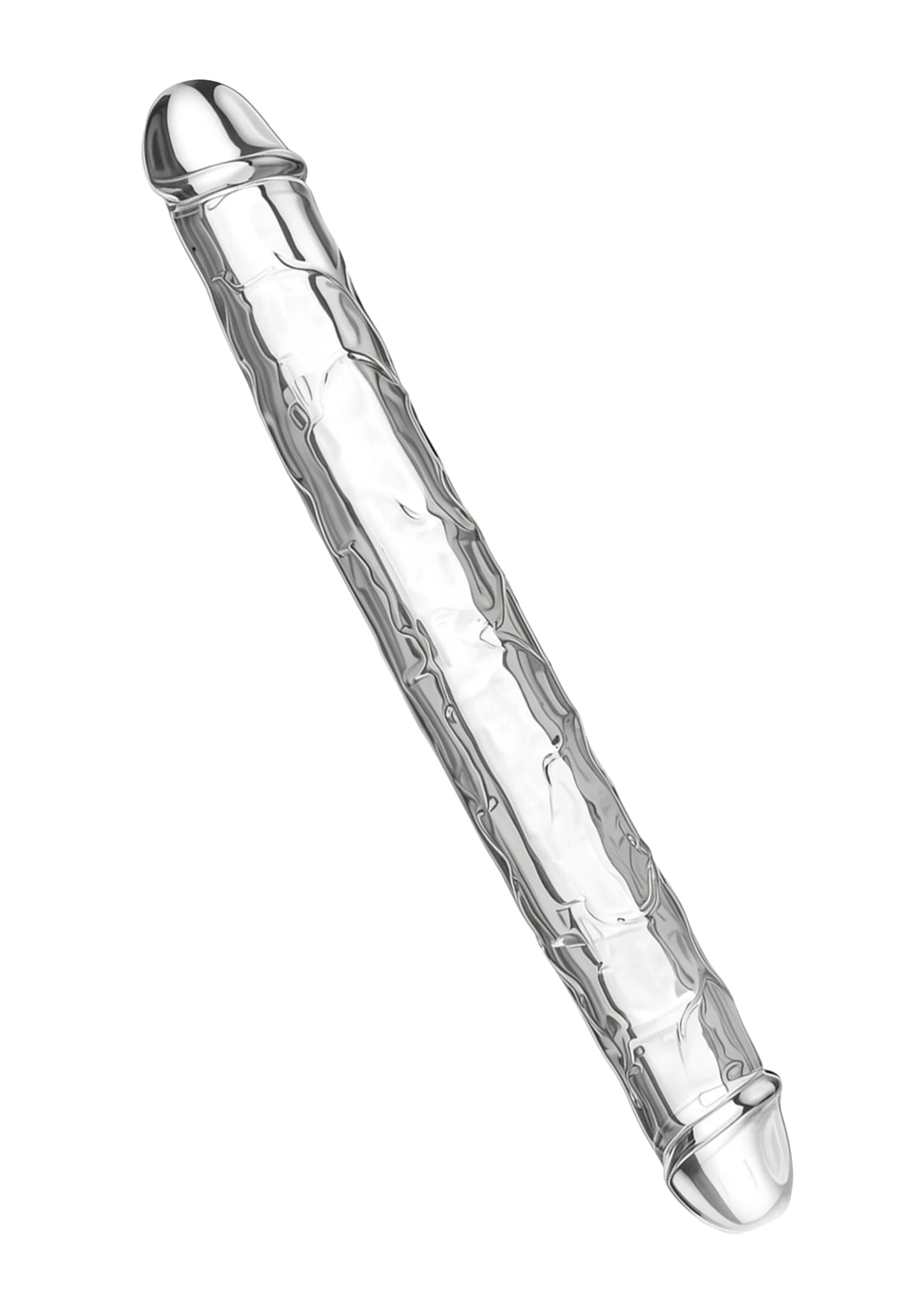Beste vandaag nog: Get Real Clear Double Dong 13' by ToyJoy - bij Happytoys - Default Title - 10129 - CLEAR