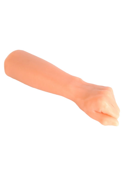 Huidkleurige langgerekte vuistvorm, afgerond uiteinde en handknokkels