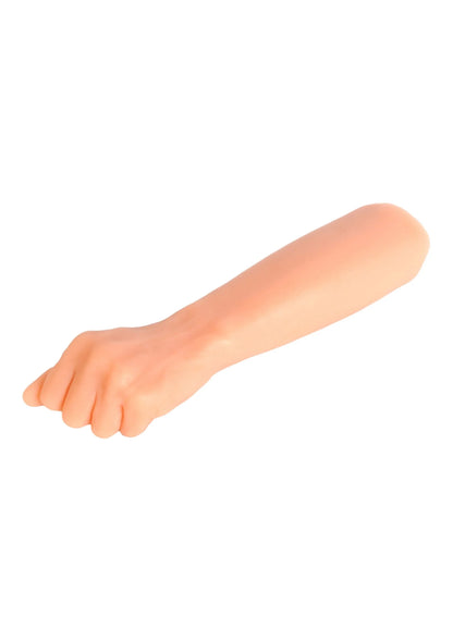 Huidkleurig handstuk met duim en vingers, vuistvorm in liggende hoek