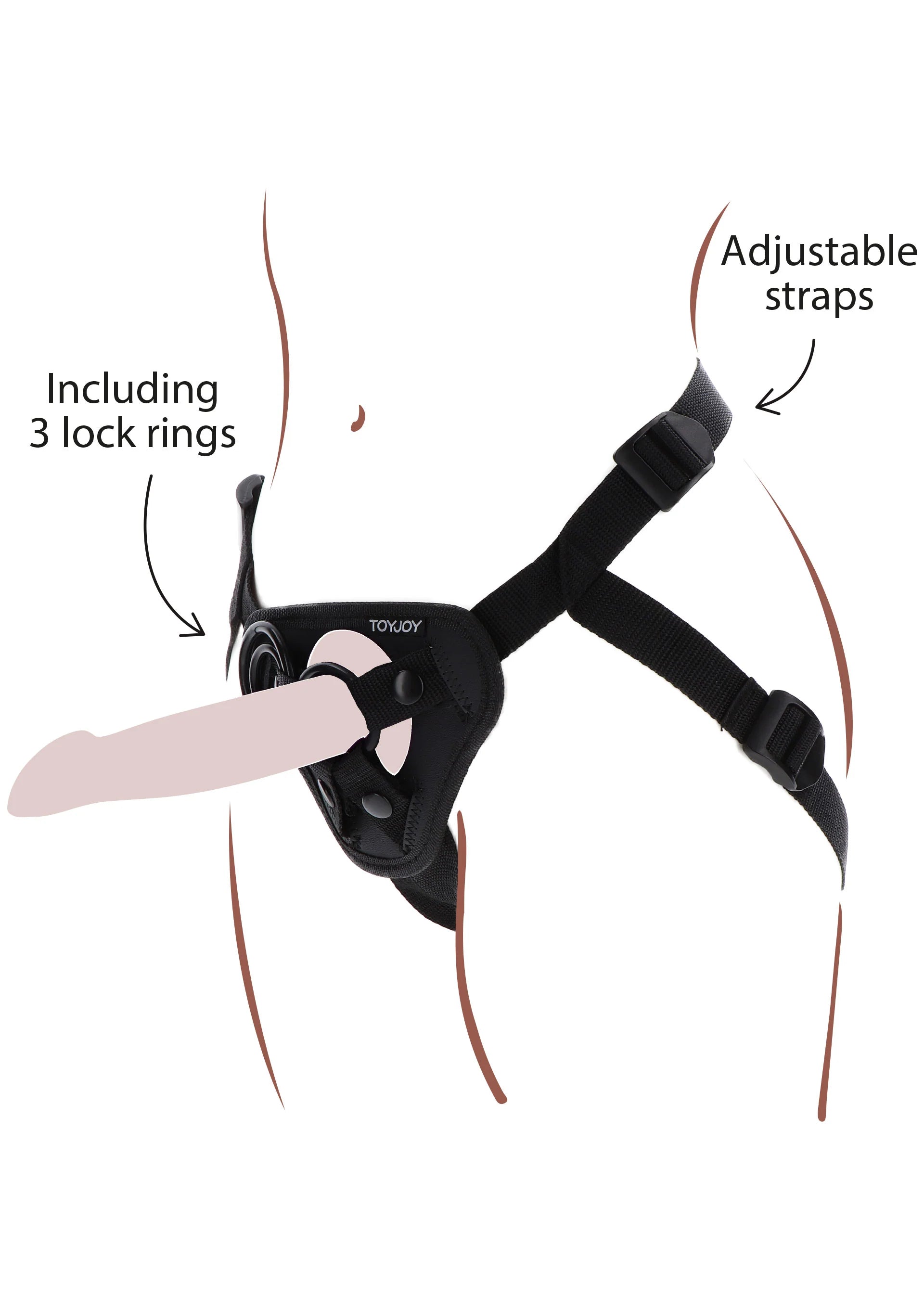 Beste vandaag nog: Strap - On Harness - bij Happytoys Sexshop: online sex shop for Feeling Happy & Easy 😊