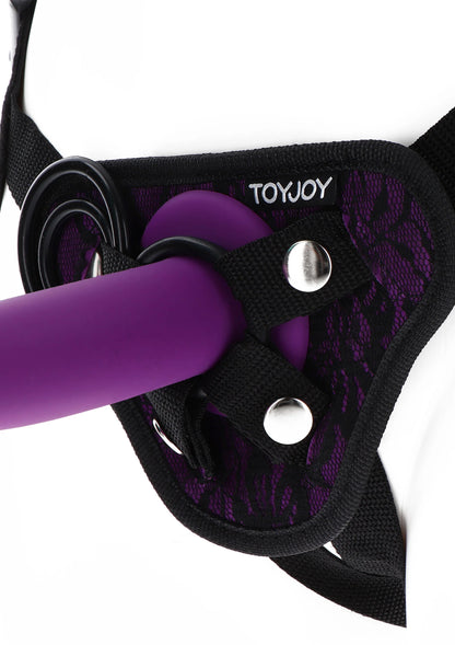 Beste vandaag nog: Strap - On Lace Harness - bij Happytoys Sexshop: online sex shop for Feeling Happy & Easy 😊 - Default Title - 10141 - PURPLE