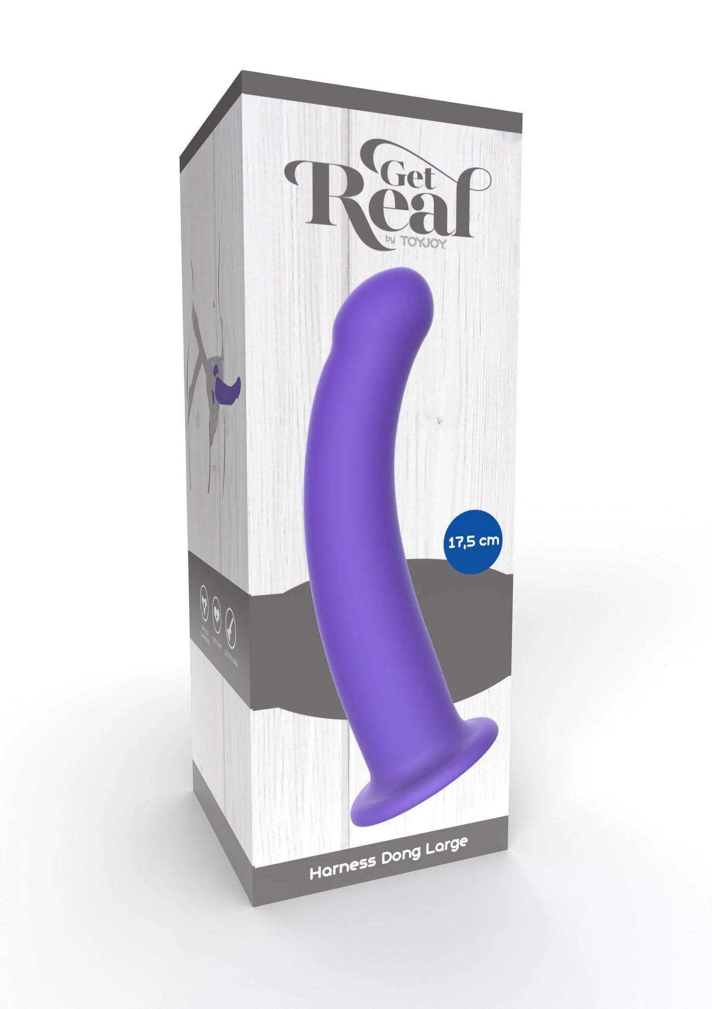 Beste vandaag nog: Get Real Harness Dong L by ToyJoy - bij Happytoys