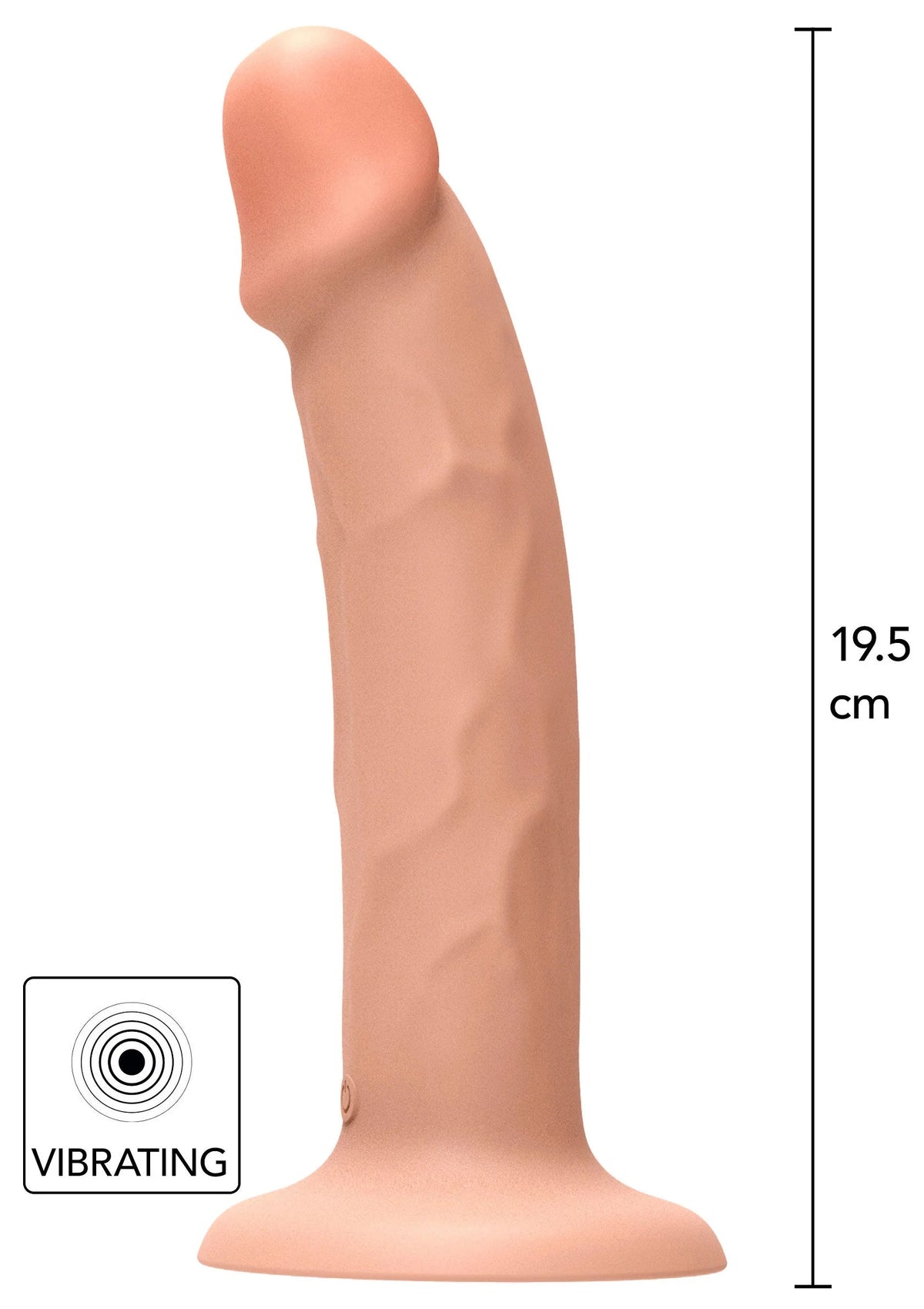 Beste vandaag nog: Harness Dong Vibrating Silicone 19.5 cm by ToyJoy Get Real - bij Happytoys Sexshop: online sex shop for Feeling Happy & Easy 😊