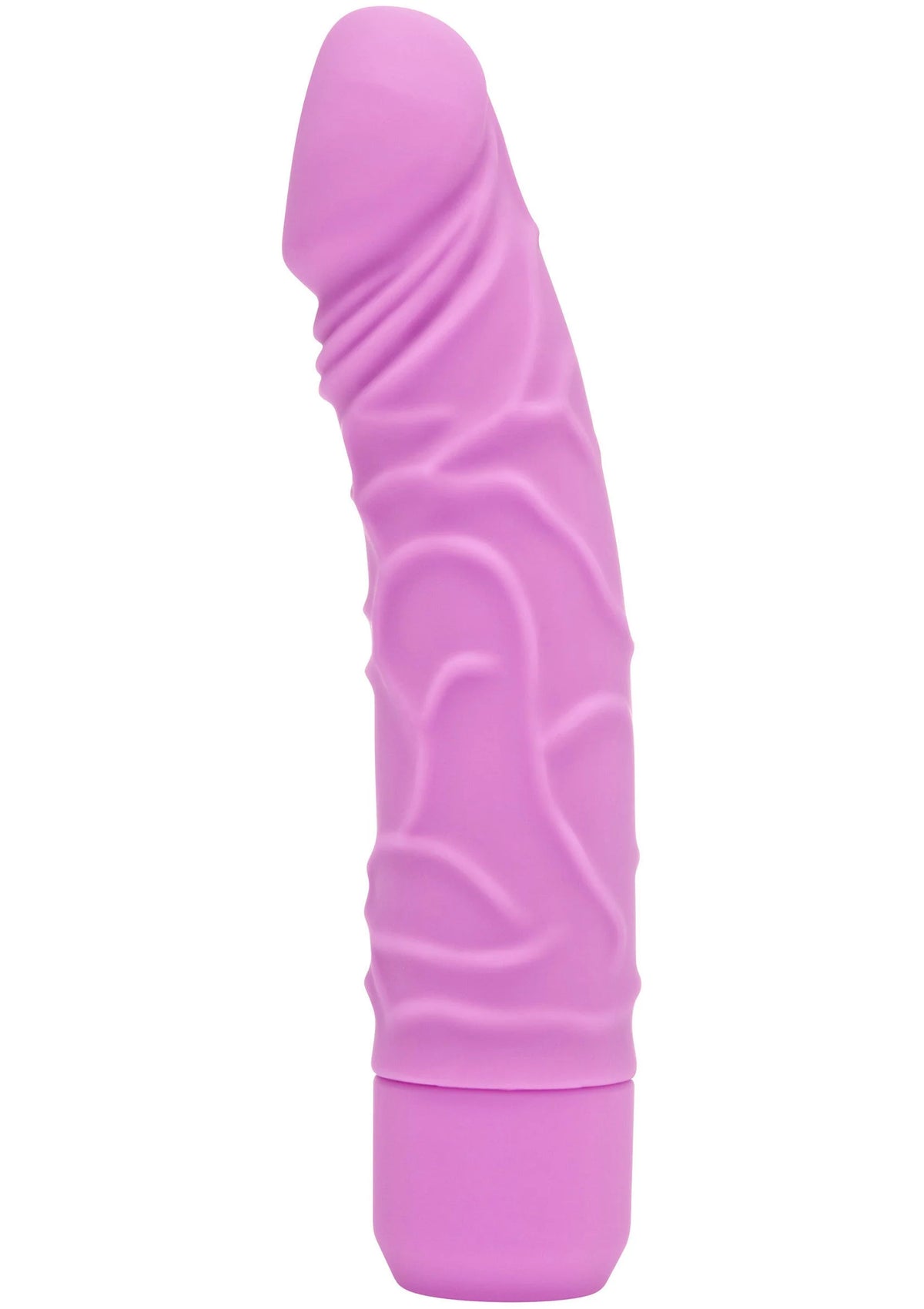 Vibratorskin met reliëfstructuur, lichtpaarse hoes