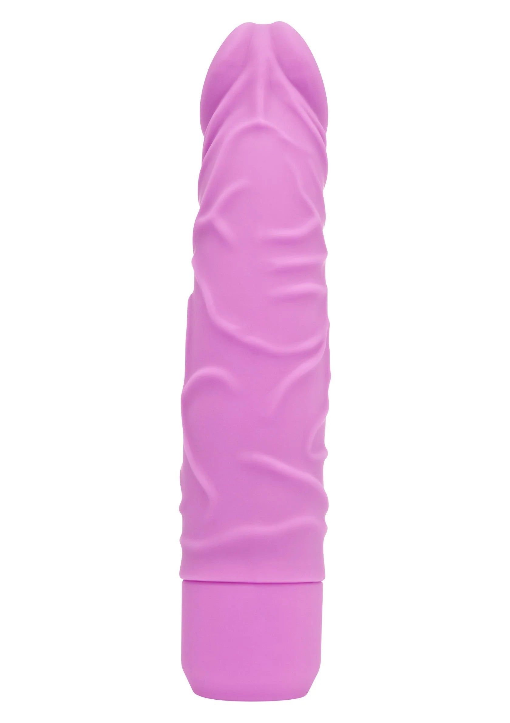 ToyJoy vibrator, felpaarse siliconen met geribbelde textuur en afgeronde tip