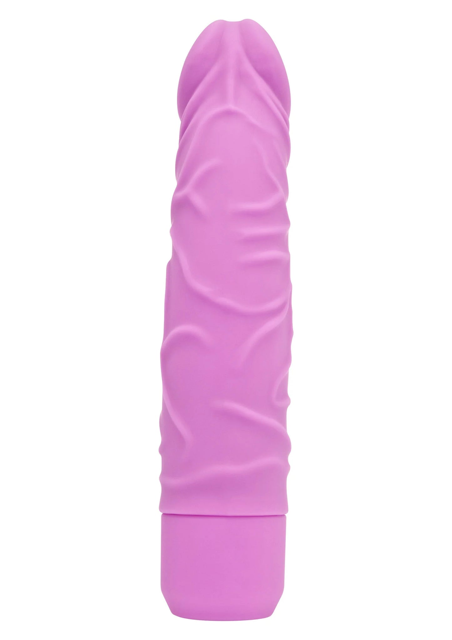 ToyJoy vibratorhoes in fel paars met reliëfcontouren en brede, zachte basis.