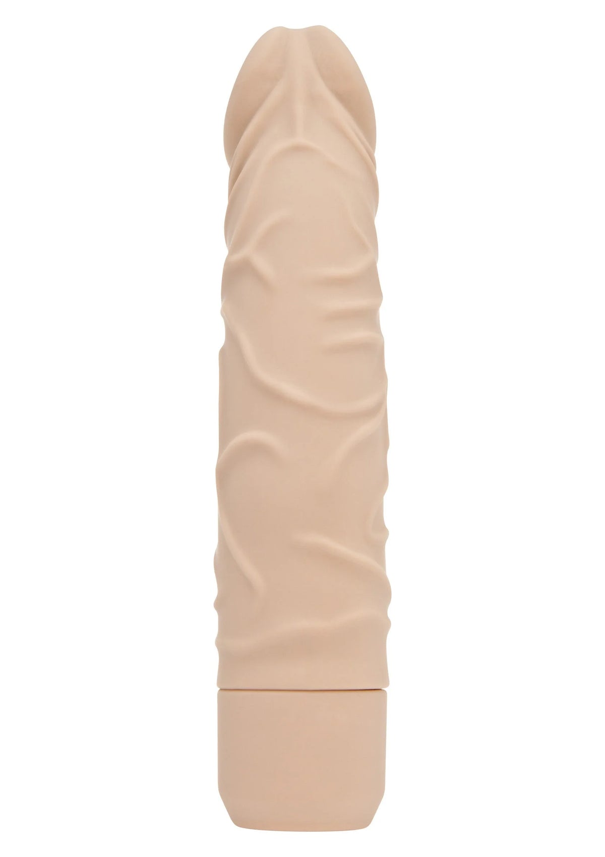 ToyJoy vibratorhoes in beige nude, taps toelopende top met zachte reliëfprint.