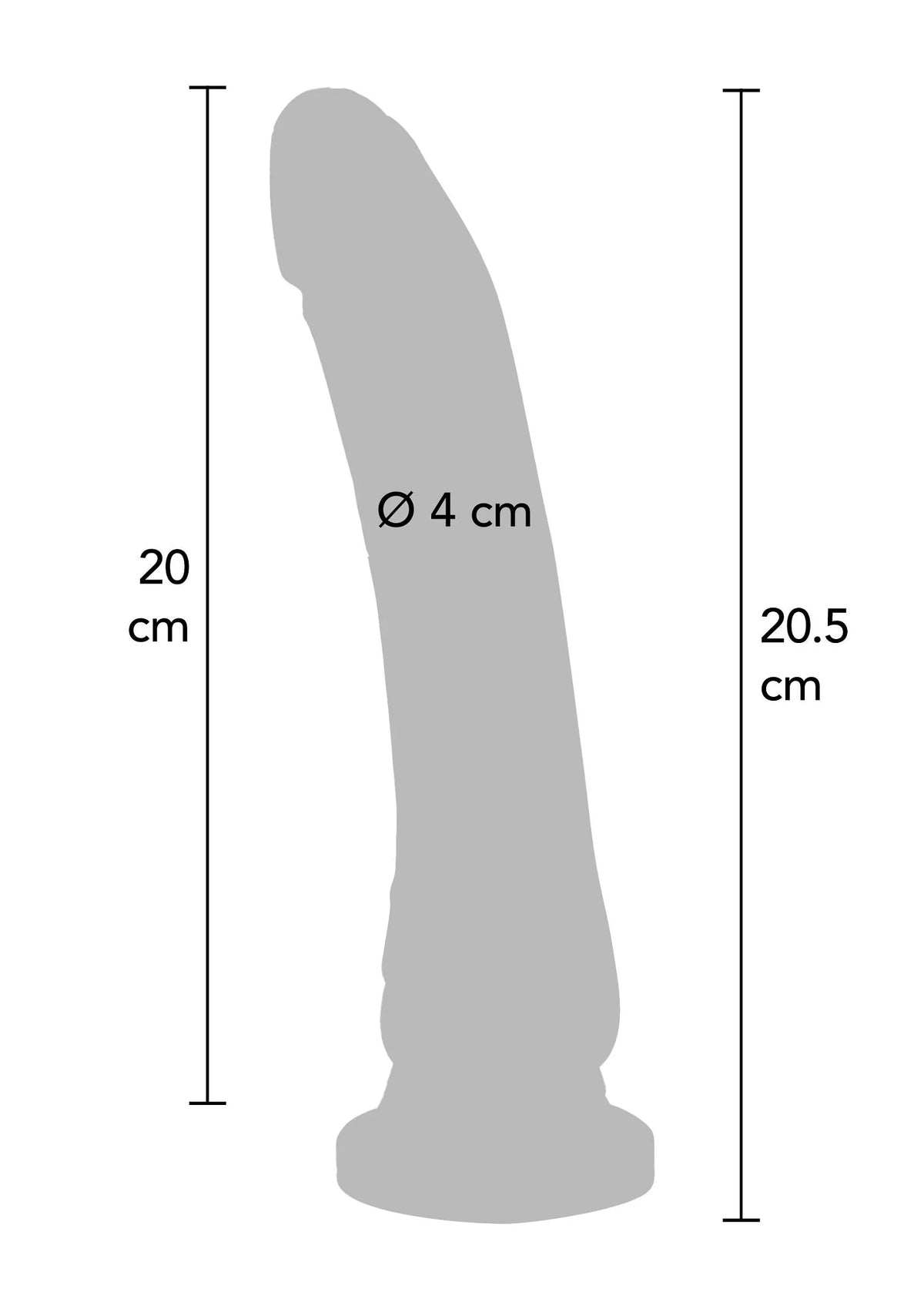 Beste vandaag nog: Dong PVC 20.5 cm by ToyJoy - bij Happytoys Sexshop: Toys for Feeling Happy & Easy 😊