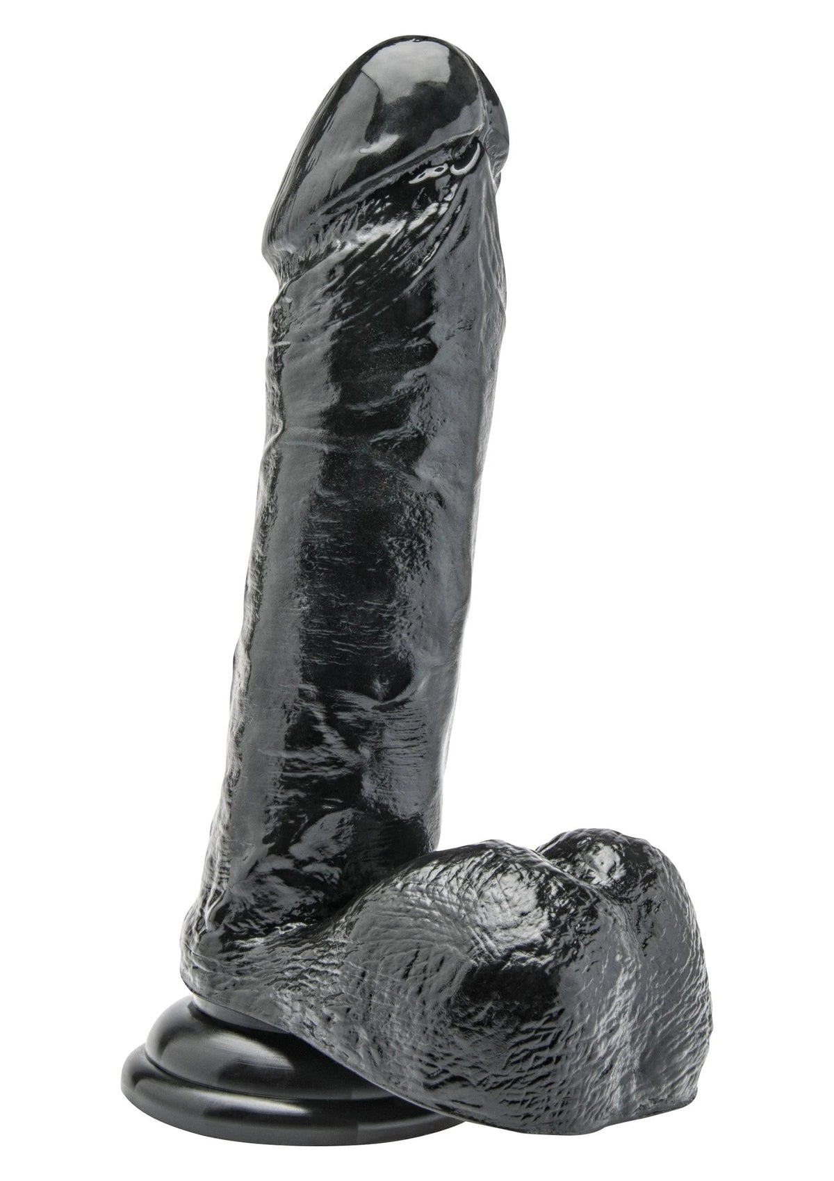 Beste vandaag nog: Dildo PVC 18 cm Black by ToyJoy - bij Happytoys Sexshop: Toys for Feeling Happy & Easy 😊 - Default Title - 10166 - BLACK
