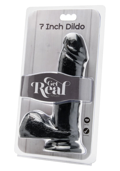 Beste vandaag nog: Dildo PVC 18 cm Black by ToyJoy - bij Happytoys Sexshop: Toys for Feeling Happy & Easy 😊