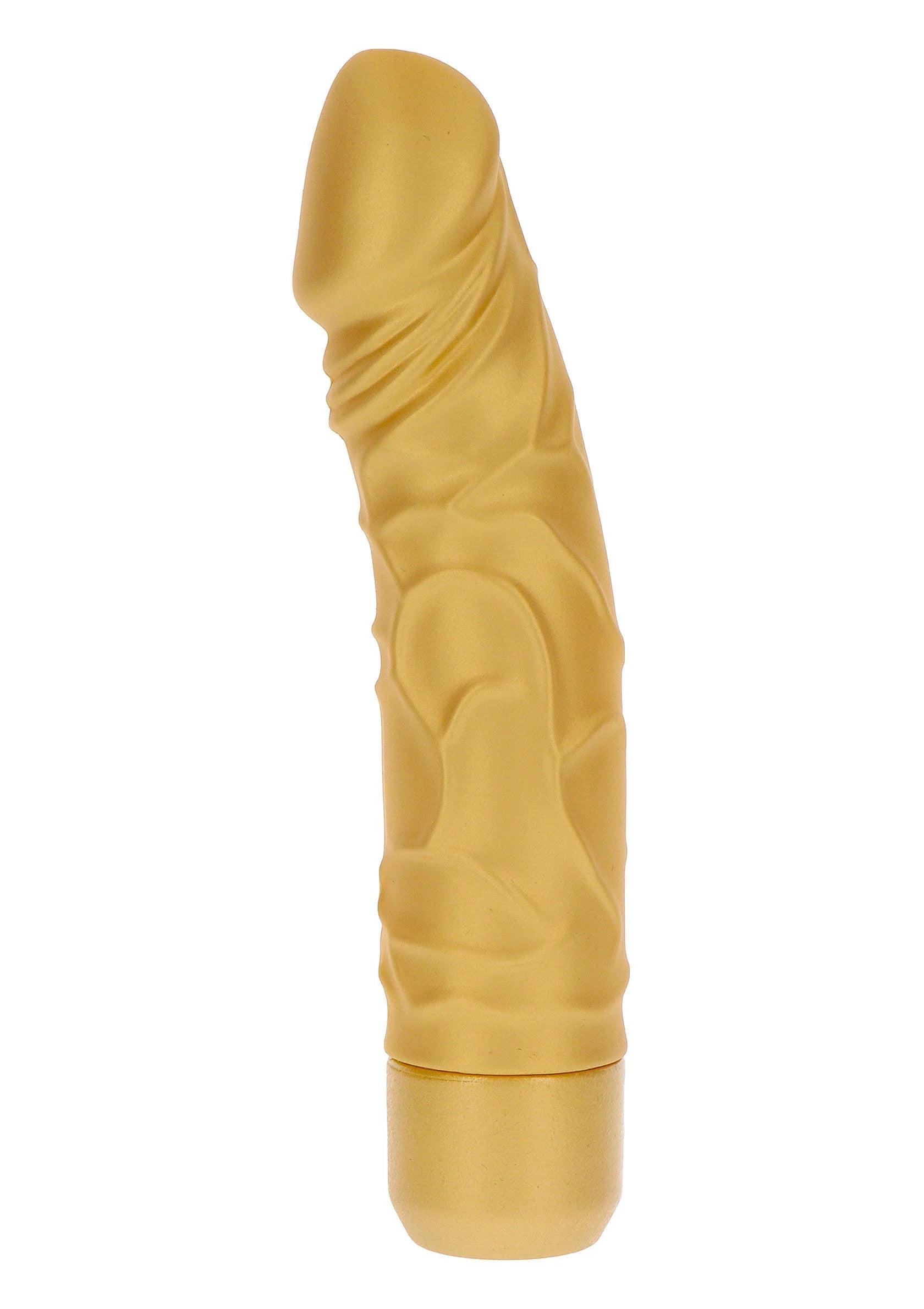 Bestel: Gold Dicker Original Vibrator 20 cm - bij Happytoys: de erotische sex webshop | liever Happy dan Easy ⭐⭐⭐⭐⭐