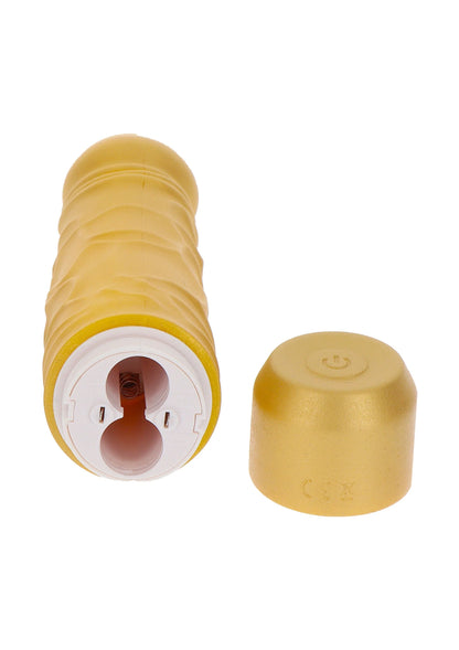 Bestel: Gold Dicker Original Vibrator 20 cm - bij Happytoys: de erotische sex webshop | liever Happy dan Easy ⭐⭐⭐⭐⭐