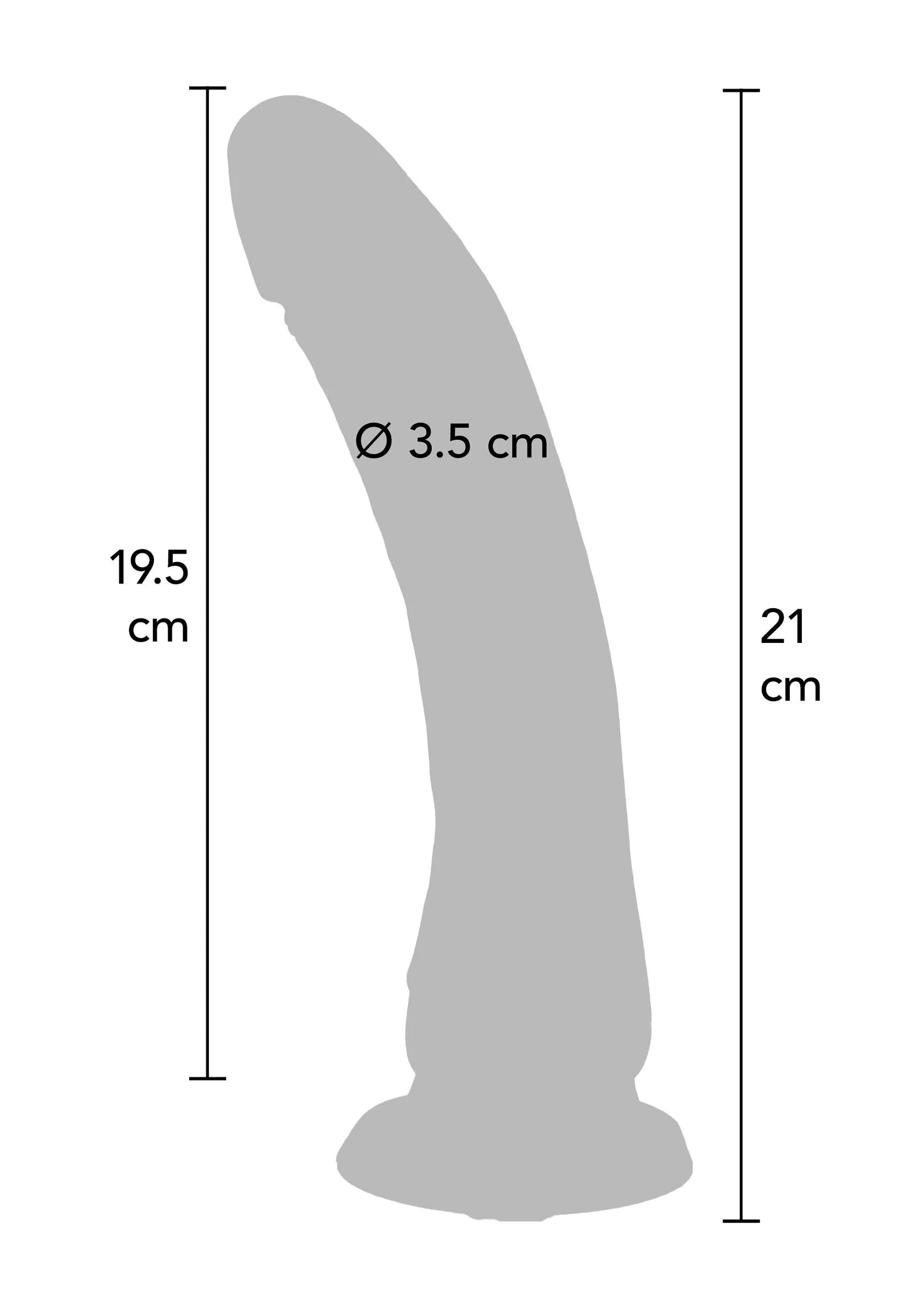 Beste vandaag nog: Get Real Silicone Dong 8.5' by ToyJoy - bij Happytoys