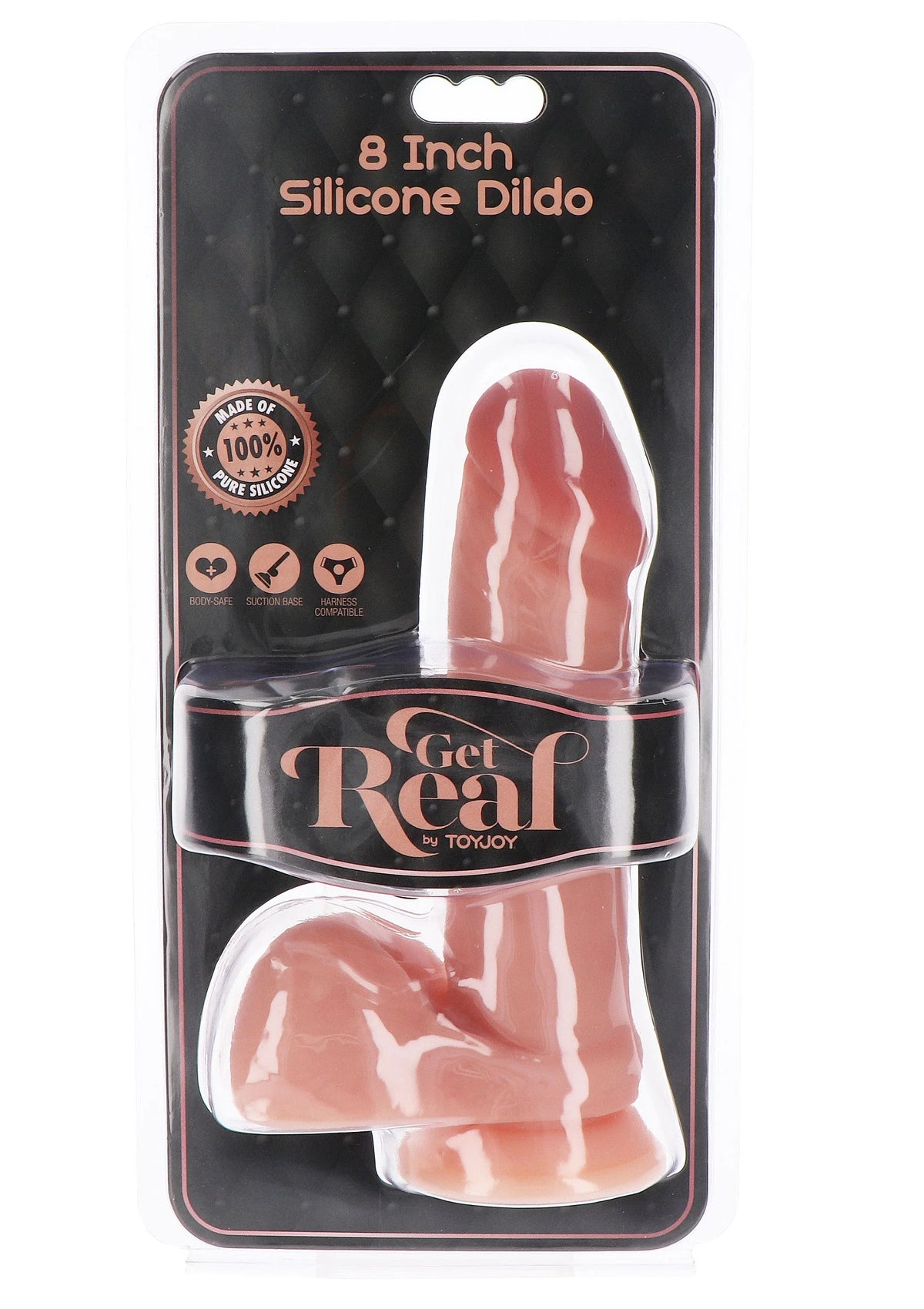 Beste vandaag nog: Dildo Silicone 20 cm by ToyJoy - bij Happytoys Sexshop: Toys for Feeling Happy & Easy 😊