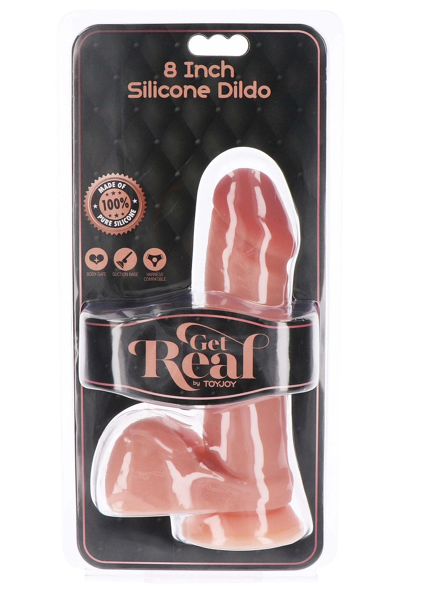 Beste vandaag nog: Dildo Silicone 20 cm by ToyJoy - bij Happytoys Sexshop: Toys for Feeling Happy & Easy 😊