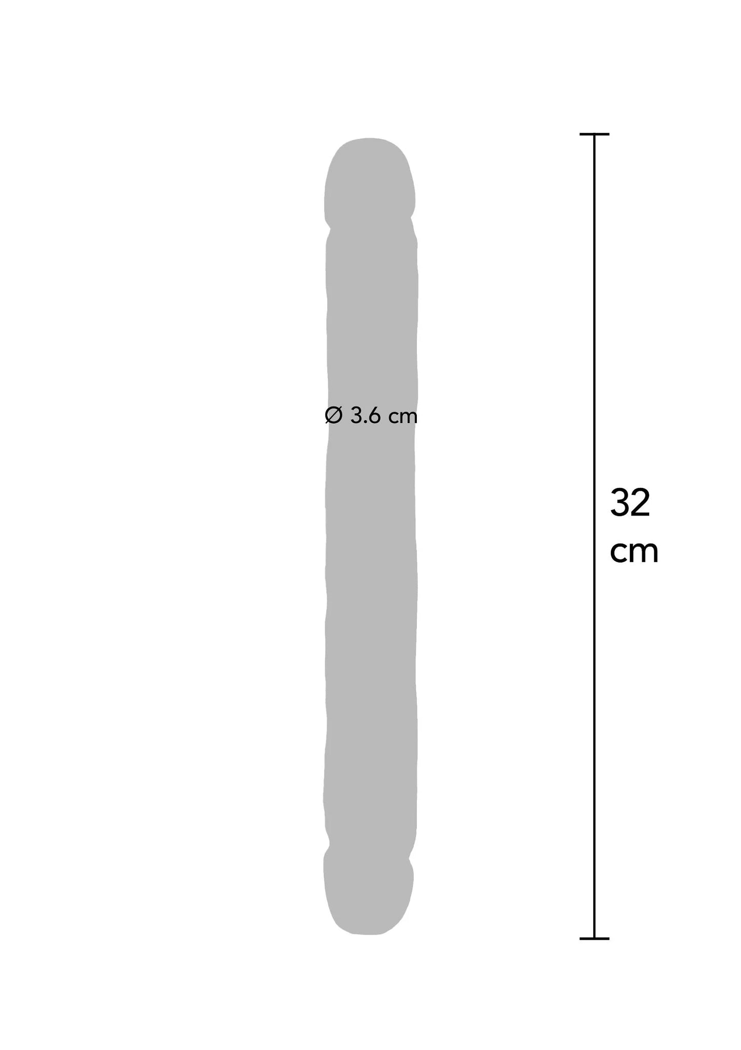 Beste vandaag nog: Get Real Junior Double Dong 12' by ToyJoy - bij Happytoys