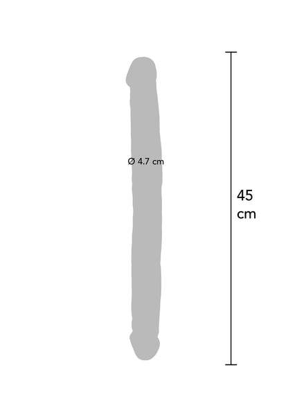 Beste vandaag nog: Double Dong PVC 45 cm - bij Happytoys Sexshop: online sex shop for Feeling Happy & Easy 😊