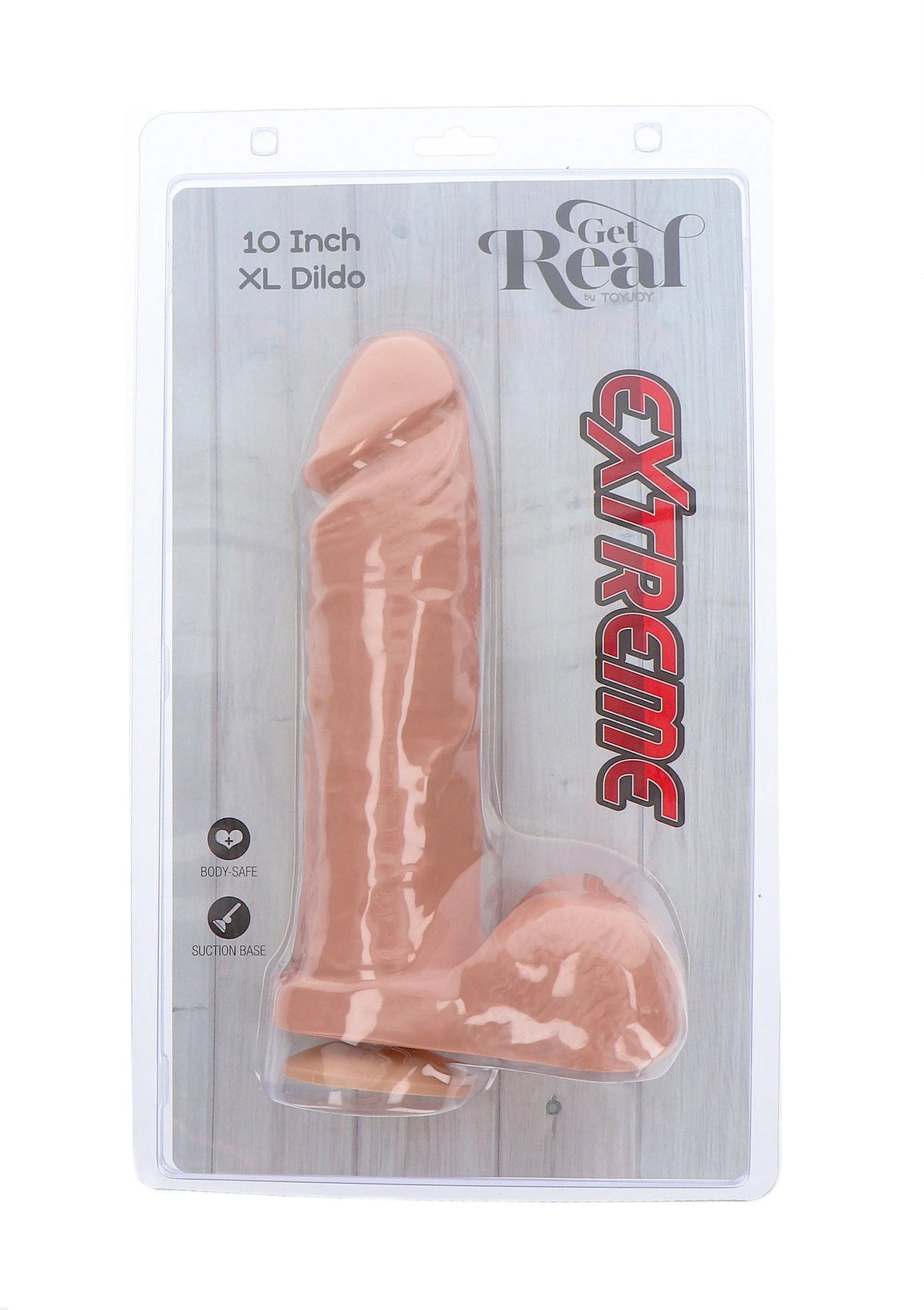 Beste vandaag nog: Get Real Extreme XL Dildo 10' by ToyJoy - bij Happytoys