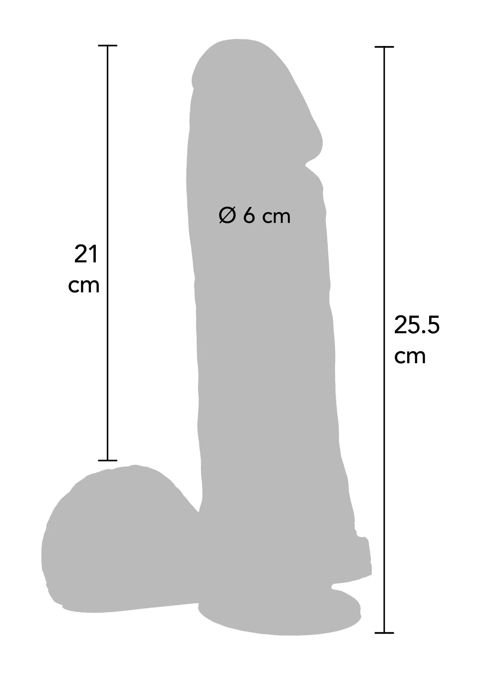 Beste vandaag nog: Get Real Extreme XL Dildo 10' by ToyJoy - bij Happytoys