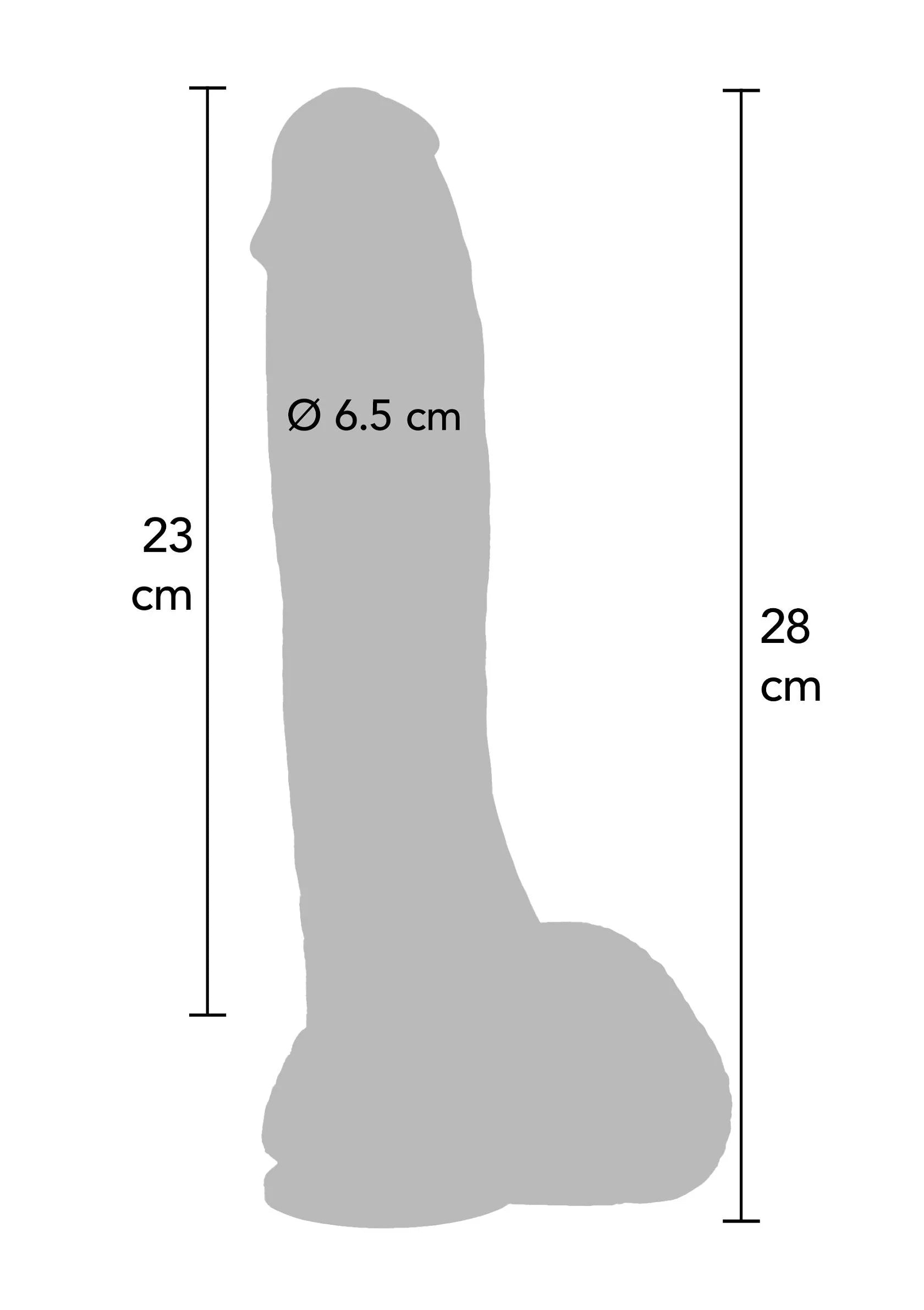 Beste vandaag nog: Extreme XXL Dildo PVC 28 cm - bij Happytoys Sexshop: online sex shop for Feeling Happy & Easy 😊