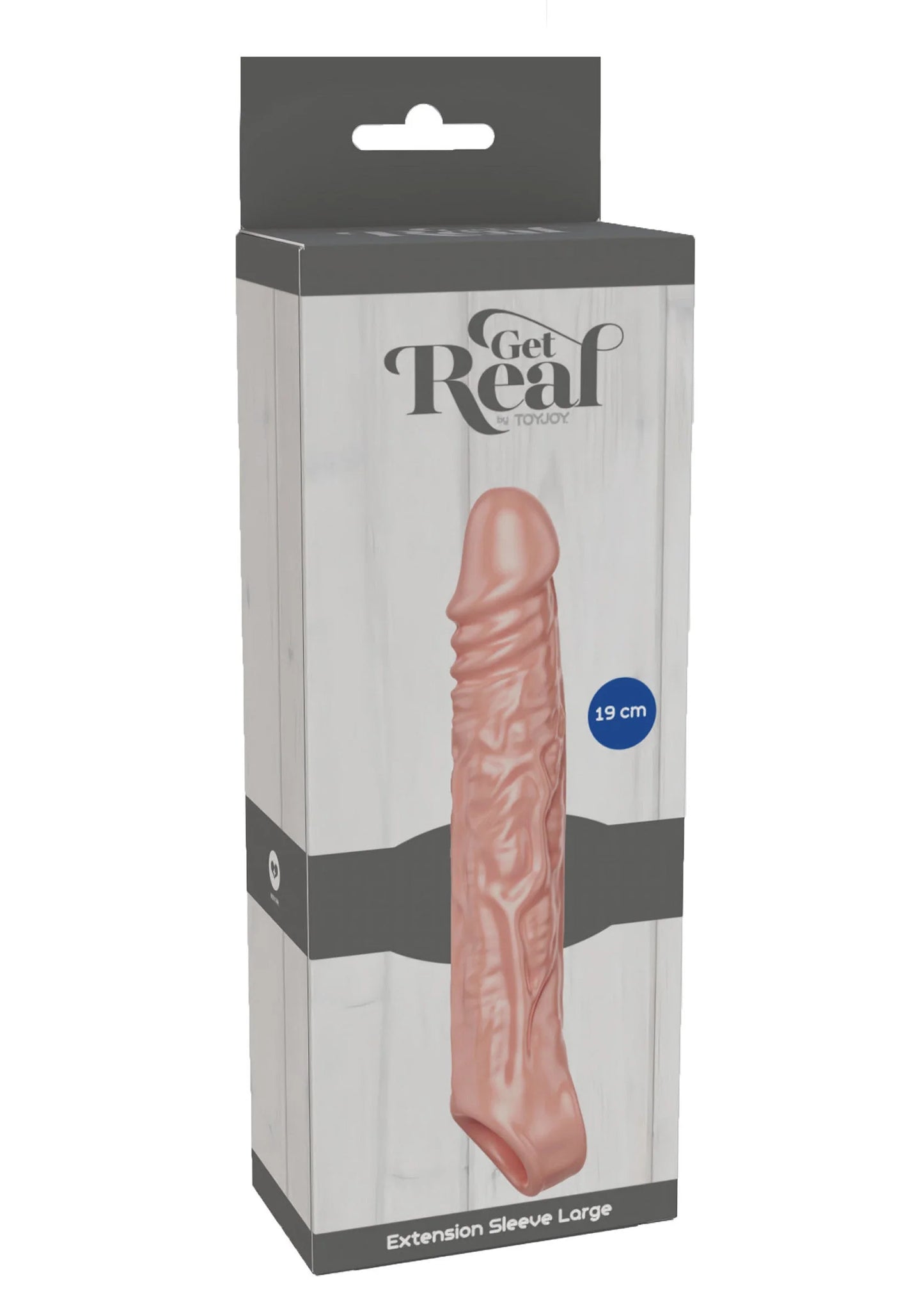 TPE verlengmouw Large in doos van Get Real, 19 cm