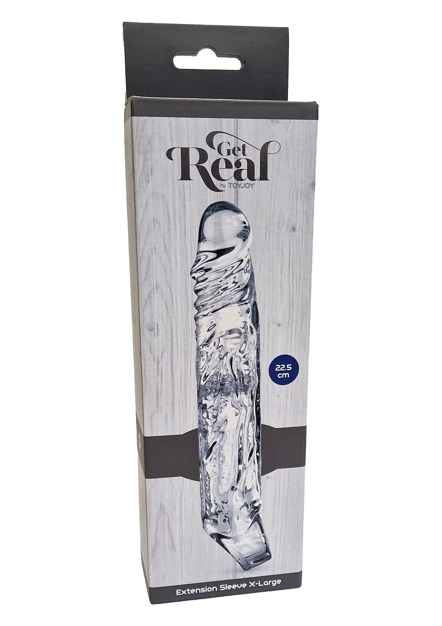 Doos voor TPE extensiemouw Get Real, transparant, 22,5 cm