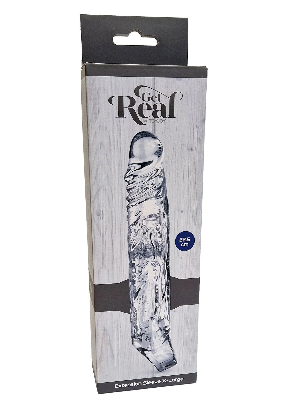 Doos voor TPE extensiemouw Get Real, transparant, 22,5 cm
