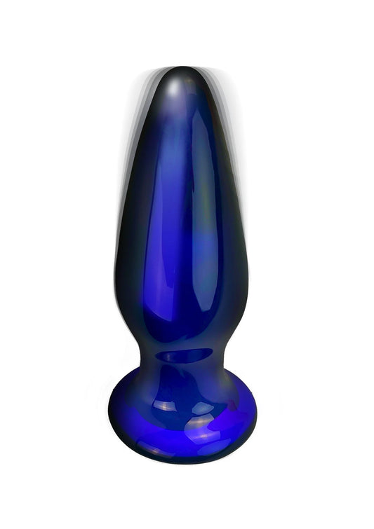 Beste vandaag nog: Shining Vibrating Glass Plug - bij Happytoys Sexshop: online sex shop for Feeling Happy & Easy 😊 - Default Title - 10216 - BLUE