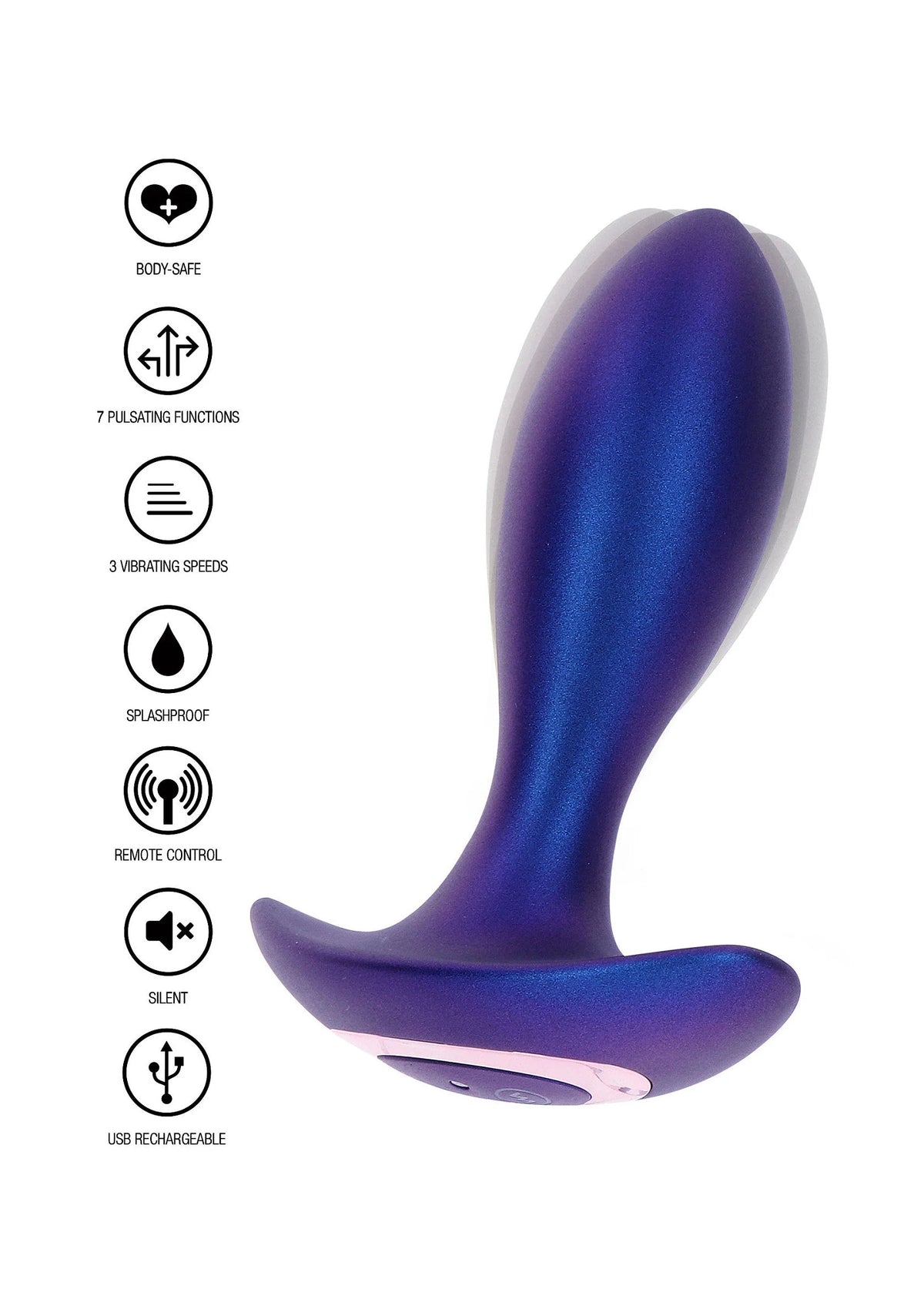 Beste vandaag nog: The Brave Vibrating Anal Plug - bij Happytoys Sexshop: online sex shop for Feeling Happy & Easy 😊