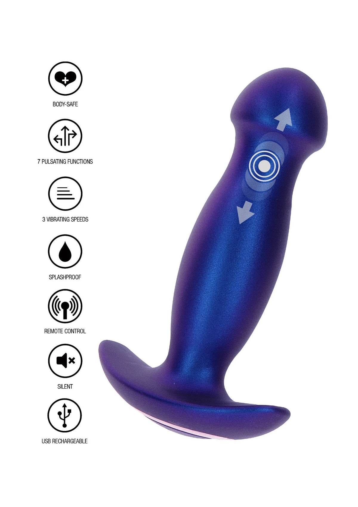 Beste vandaag nog: The Wild Magn Pulse Vibrating Plug - bij Happytoys Sexshop: online sex shop for Feeling Happy & Easy 😊