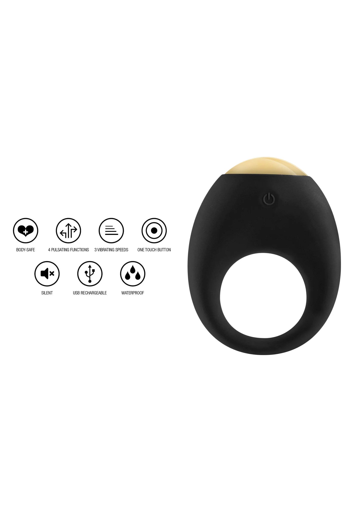 Beste vandaag nog: Eclipse Vibrating Cock Ring - bij Happytoys Sexshop: online sex shop for Feeling Happy & Easy 😊