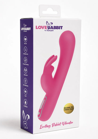 Beste vandaag nog: Love Rabbit Exciting Rabbit Vibrator by ToyJoy - bij Happytoys
