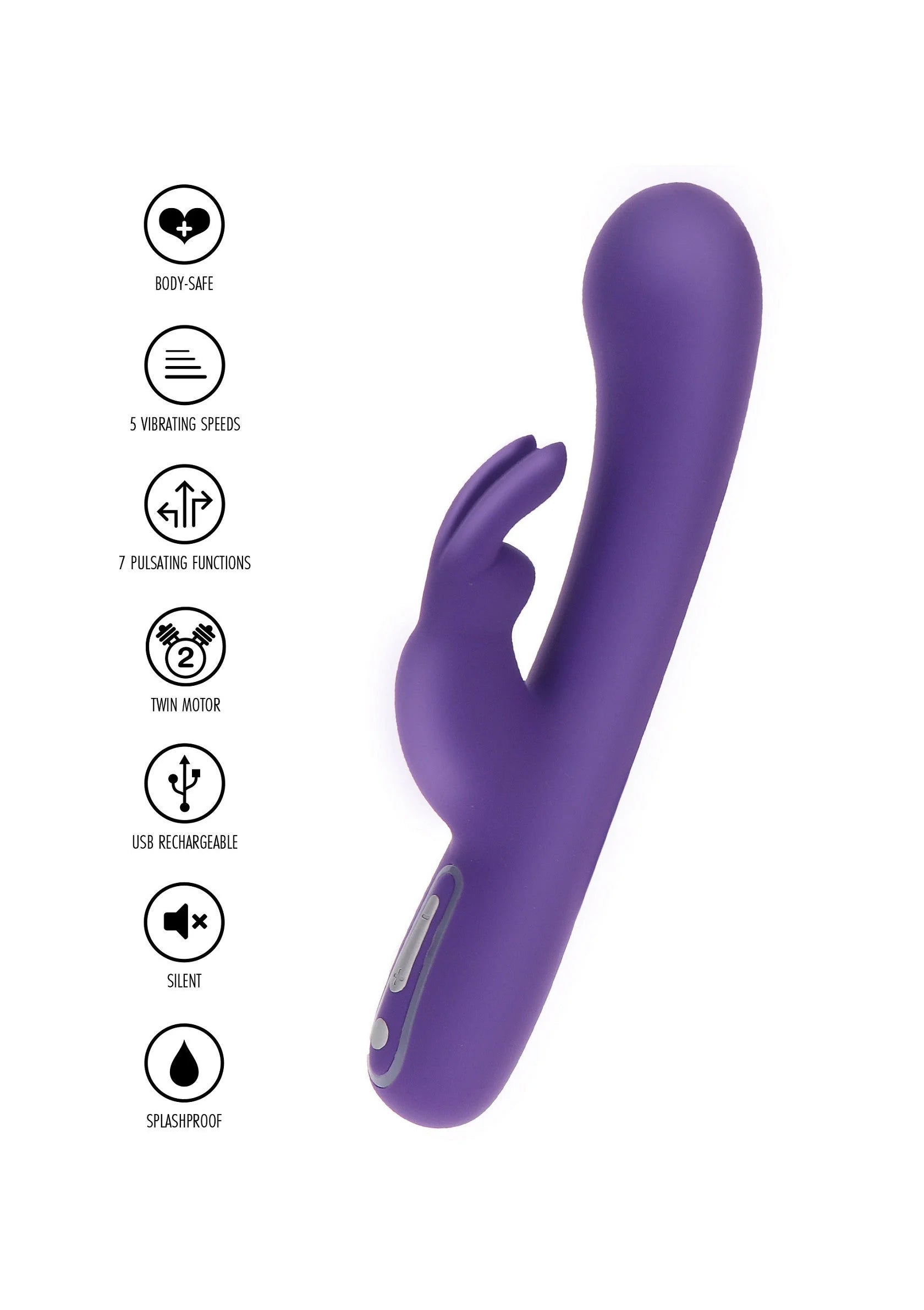 Beste vandaag nog: Love Rabbit Exciting Rabbit Vibrator by ToyJoy - bij Happytoys