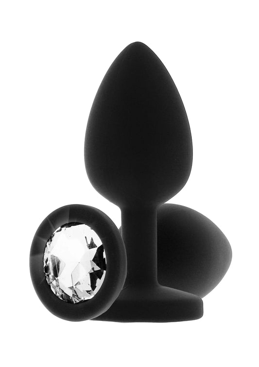 Beste vandaag nog: Diamond Booty Jewel Small - bij Happytoys Sexshop: online sex shop for Feeling Happy & Easy 😊 - Default Title - 10293 - BLACK