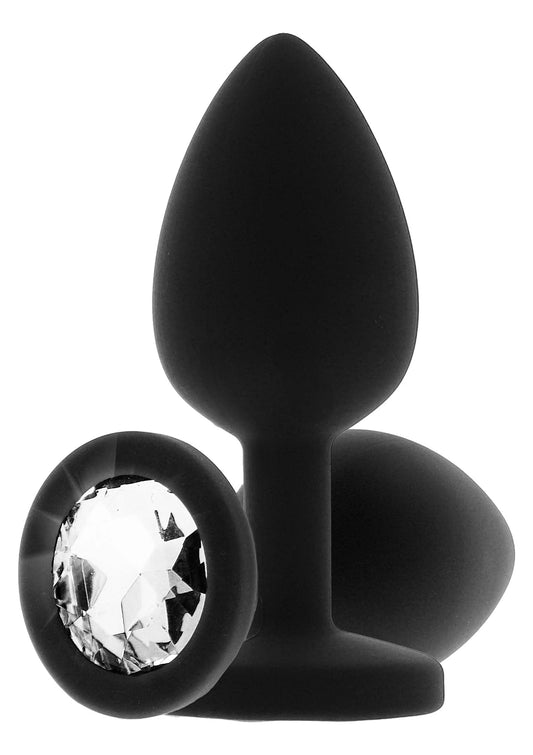 Beste vandaag nog: Diamond Booty Jewel Large - bij Happytoys Sexshop: online sex shop for Feeling Happy & Easy 😊 - Default Title - 10295 - BLACK