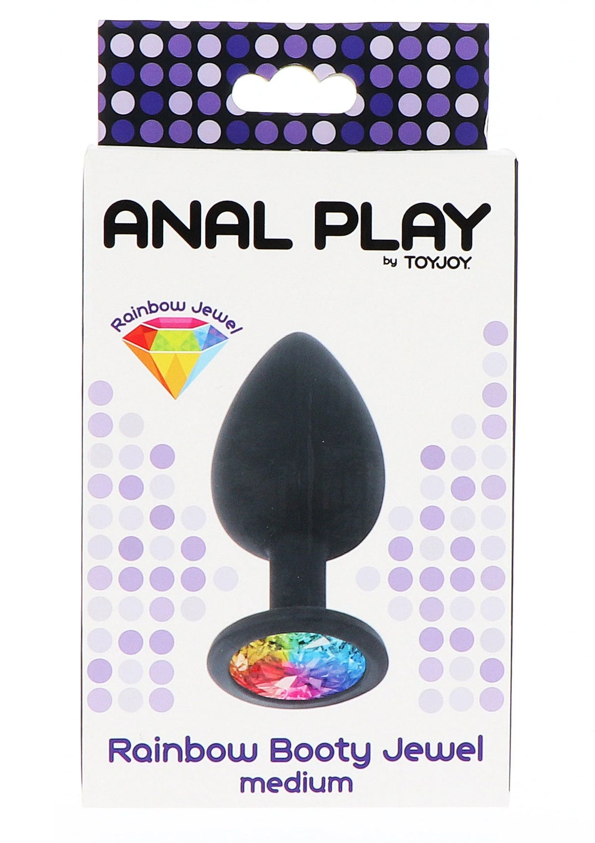 Beste vandaag nog: Rainbow Booty Jewel Medium - bij Happytoys Sexshop: online sex shop for Feeling Happy & Easy 😊