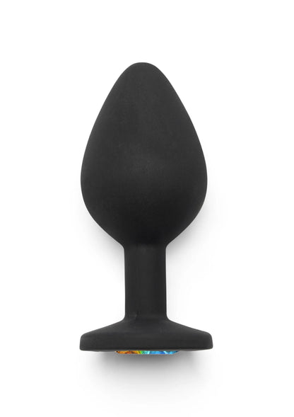 Beste vandaag nog: Rainbow Booty Jewel Medium - bij Happytoys Sexshop: online sex shop for Feeling Happy & Easy 😊
