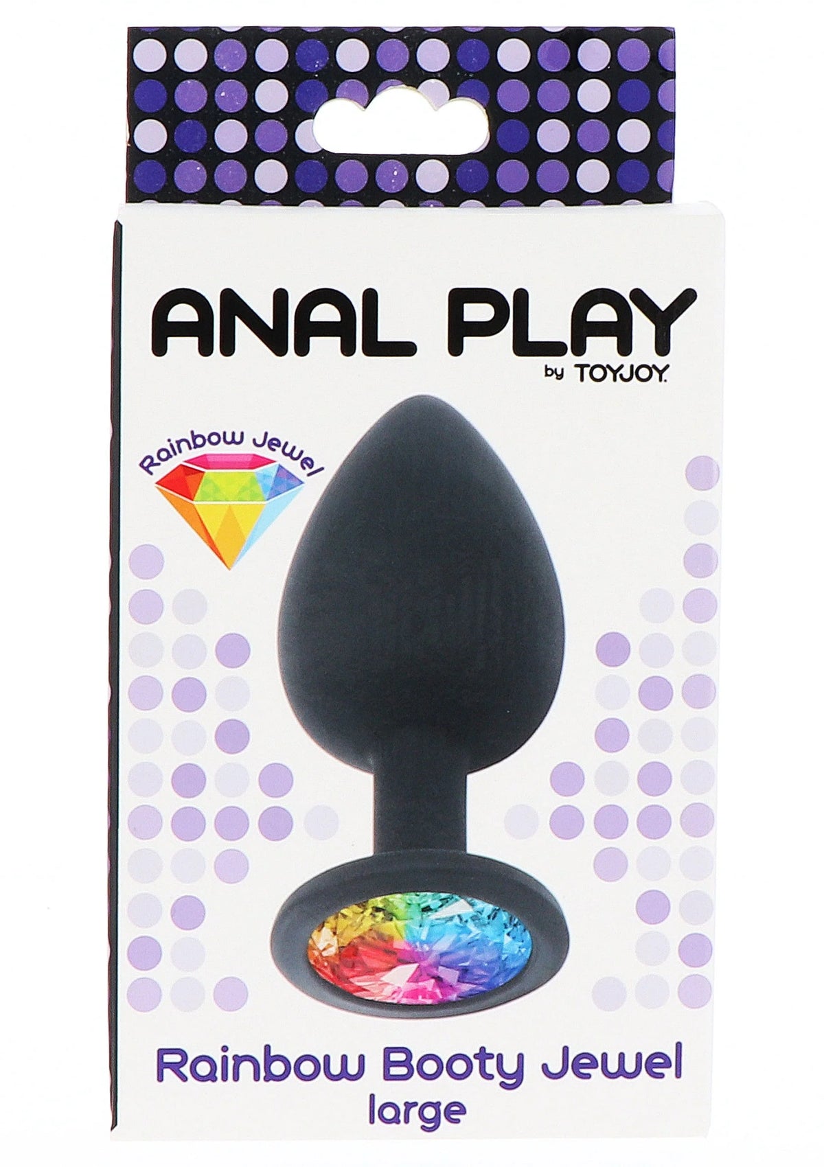Beste vandaag nog: Rainbow Booty Jewel Large - bij Happytoys Sexshop: online sex shop for Feeling Happy & Easy 😊