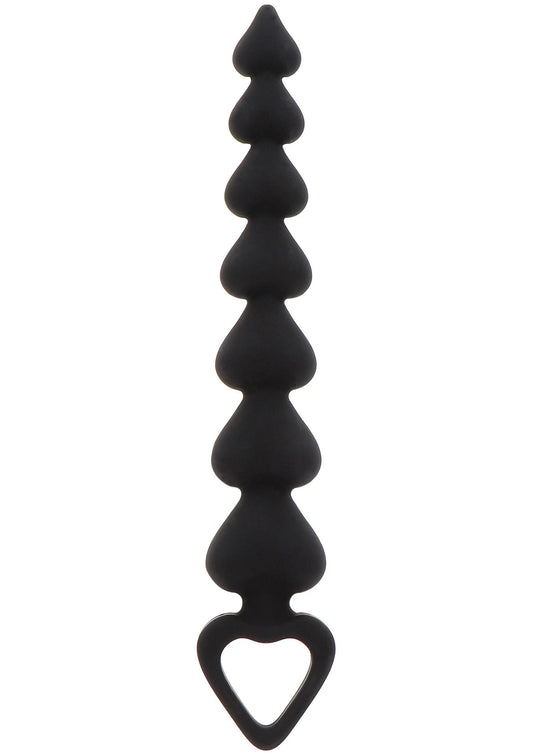 Beste vandaag nog: Heart Beads - bij Happytoys Sexshop: online sex shop for Feeling Happy & Easy 😊 - Default Title - 10299 - BLACK