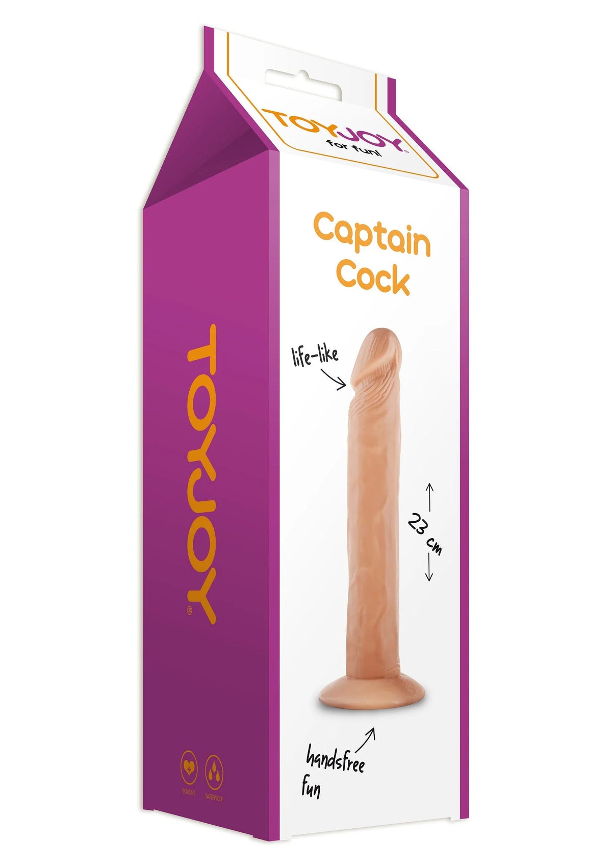 Beste vandaag nog: Classics Captain Cock 23 cm Dong by ToyJoy - bij Happytoys