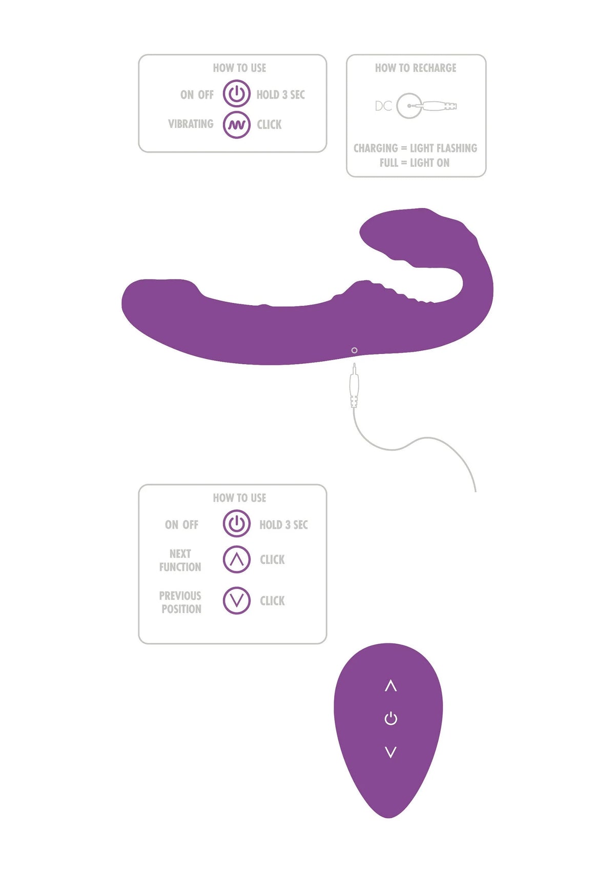 Beste vandaag nog: Designer Edition Nymphea Vibrating Strap - On by Toyjoy - bij Happytoys Sexshop: Toys for Feeling Happy & Easy 😊